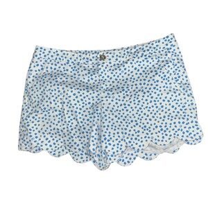 Lilly Pulitzer Buttercup Scallop Shorts size 14